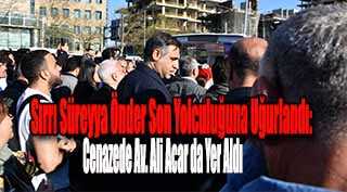 Sırrı Süreyya Önder Son Yolculuğuna Uğurlandı: Cenazede Av. Ali Acar da Yer Aldı