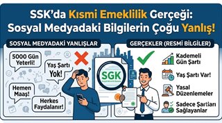 SSK'da Kısmi Emeklilik Gerçeği: Sosyal Medyadaki Bilgilerin Çoğu Yanlış!