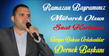 Suat Korkmaz’dan Ramazan Bayramı Mesajı 