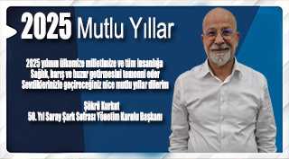 Şükrü Kurkut'tan Yeni Yıl Mesajı