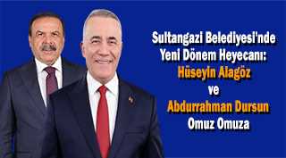 Sultangazi Belediyesi'nde Yeni Dönem Heyecanı: Hüseyin Alagöz ve Abdurrahman Dursun Omuz Omuza