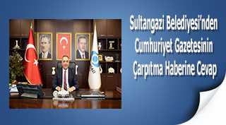 Sultangazi Belediyesi'nden Cumhuriyet gazetesinin çarpıtma haberine cevap