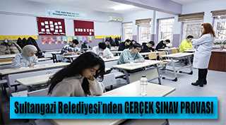 Sultangazi Belediyesi’nden GERÇEK SINAV PROVASI