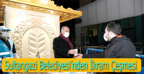 Sultangazi Belediyesi’nden İkram Çeşmesi