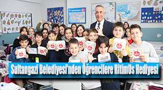 Sultangazi Belediyesi'nden Öğrencilere RitimUS Hediyesi 