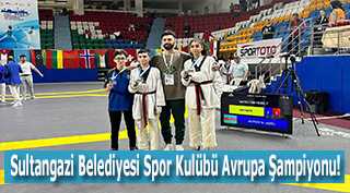 Sultangazi Belediyesi Spor Kulübü Avrupa Şampiyonu!