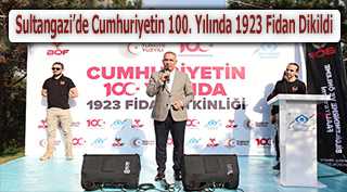 Sultangazi'de Cumhuriyetin 100. Yılında 1923 Fidan Dikildi 