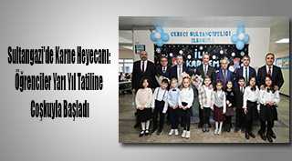 Sultangazi'de Karne Heyecanı: Öğrenciler Yarı Yıl Tatiline Coşkuyla Başladı