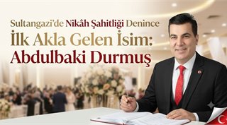  Sultangazi'de Nikâh Şahitliği Denince İlk Akla Gelen İsim: Abdulbaki Durmuş