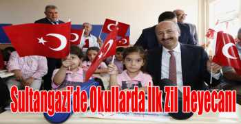 Sultangazi’de Okullarda İlk Zil  Heyecanı 
