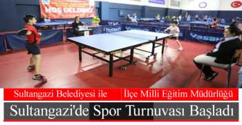 Sultangazi'de Spor Turnuvası Başladı