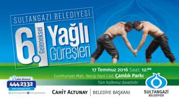Sultangazi'de Yağlı Güreş Şöleni