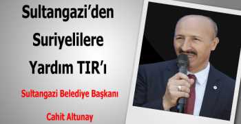 Sultangazi’den Suriyelilere Yardım TIR’ı