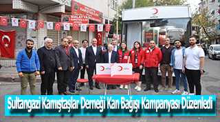Sultangazi Kamıştaşlar Derneği Kan Bağışı Kampanyası Düzenledi 