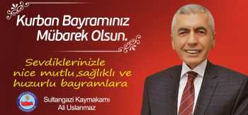  Sultangazi Kaymakamı'nın Kurban Bayramı Mesajı