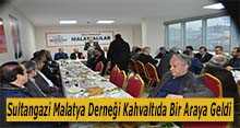 Sultangazi Malatya Derneği Kahvaltıda Bir Araya Geldi
