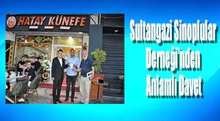 Sultangazi Sinoplular Derneği'nden Anlamlı Davet