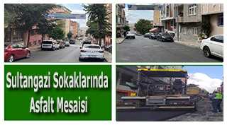 Sultangazi Sokaklarında Asfalt Mesaisi