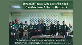 Sultangazi Yeşilay Şube Başkanlığı’ndan Gazetecilere Anlamlı Buluşma