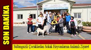  Sultangazili Çocuklardan Sokak Hayvanlarına Anlamlı Ziyaret