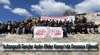 Sultangazili Gençler Aydın-Efeler Kampı'nda Doyasıya Eğlendi