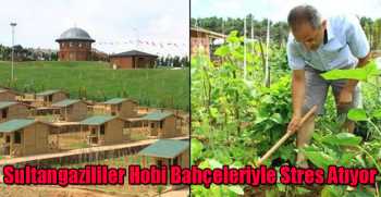 Sultangazililer Hobi Bahçeleriyle Stres Atıyor