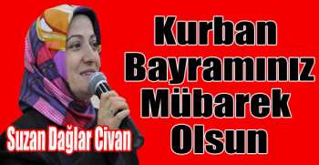 Suzan Dağlar Civan’dan bayram mesajı