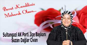 Suzan Dağlar Civan’dan Berat Kandili Mesajı
