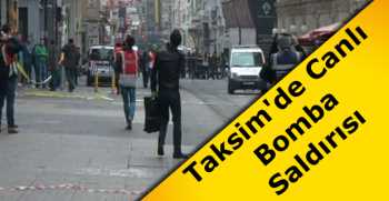Taksim'de Canlı Bomba Saldırısı 