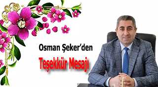 Teşekkür Mesajı