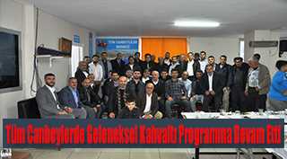 Tüm Canbeylerde Geleneksel Kahvaltı Programına Devam Etti 