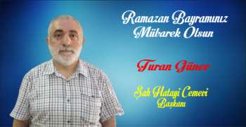 Turan Güner’den Ramazan Bayramı Mesajı 