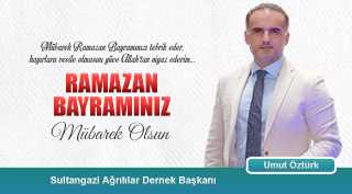 Umut Öztürk'ten Ramazan Bayramı Kutlama Mesajı
