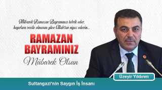 Üzeyir Yıldırım'dan Ramazan Bayramı Kutlama Mesajı