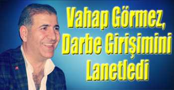 Vahap Görmez, Darbe Girişimini Lanetledi