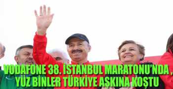 VODAFONE 38. İSTANBUL MARATONU’NDA YÜZ BİNLER TÜRKİYE AŞKINA KOŞTU