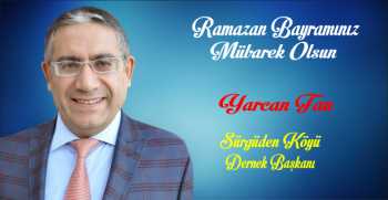 Yarcan Tan’dan Ramazan Bayramı Mesajı 
