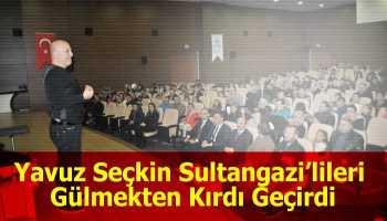 Yavuz Seçkin Sultangazilileri gülmekten kırdı geçirdi