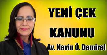 YENİ ÇEK KANUNU 