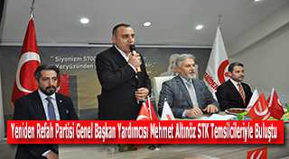 Yeniden Refah Partisi Genel Başkan Yardımcısı Mehmet Altınöz STK Temsilcileriyle Buluştu 