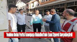 Yeniden Refah Partisi İsmetpaşa Mahallesi'nde Esnaf Ziyareti Gerçekleştirdi 