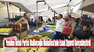 Yeniden Refah Partisi Malkoçoğlu Mahallesi'nde Esnaf Ziyareti Gerçekleştirdi 