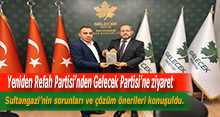  Yeniden Refah Partisi'nden Gelecek Partisi'ne ziyaret