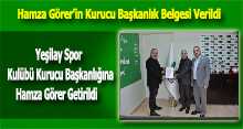Yeşilay Spor Kulübü Kurucu Başkanlığına Hamza Görer, Getirildi 