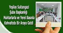 Yeşilay Sultangazi Şube Başkanlığı Muhtarlarla ve Yerel Basınla Kahvaltıda Bir Araya Geldi 