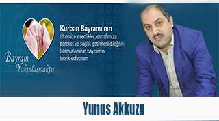 Yunus Akkuzu, Kurban Bayramı'nı kutladı