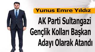 Yunus Emre Yıldız: AK Parti Sultangazi Gençlik Kolları Başkan Adayı Olarak Atandı