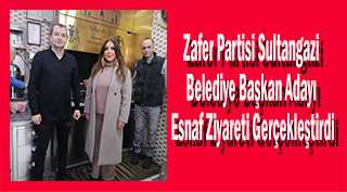 Zafer Partisi Sultangazi Belediye Başkan Adayı Arzu Durak, Esnaf Ziyareti Gerçekleştirdi