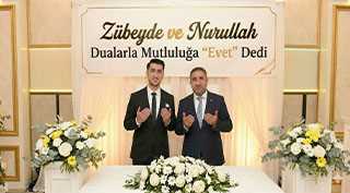 Zübeyde ve Nurullah Dualarla Mutluluğa “Evet” Dedi
