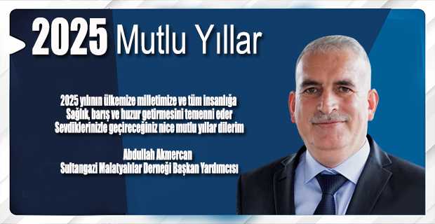 Abdullah Akmercan'dan Yeni Yıl Mesajı